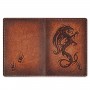 Обложка для паспорта "Огненный дракон" 140907