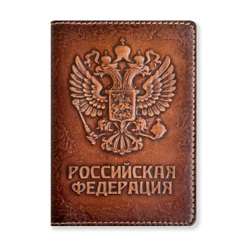 Обложка для паспорта 3D "Российская Федерация" 142510