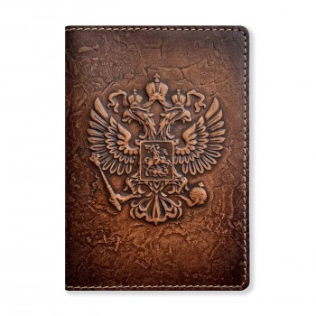 Обложка для паспорта 3D "Герб России" 142513