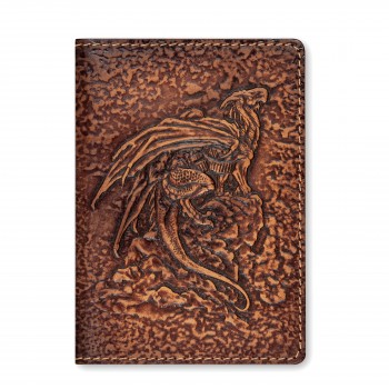 Обложка для паспорта 3D "Дракон" 143104