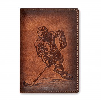 Обложка для паспорта "Хоккей" 143802